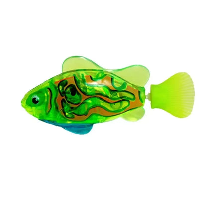 Smart-Swim Robotic Fish – Interactive LED Hunting Toy for Cats & Kittens