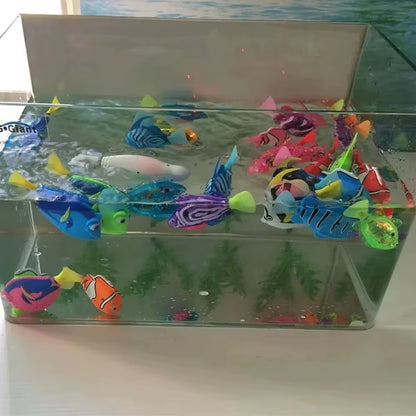 Smart-Swim Robotic Fish – Interactive LED Hunting Toy for Cats & Kittens