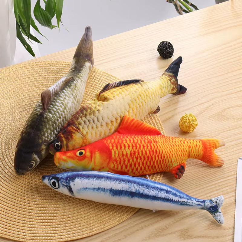 Interactive "Real-Life" Fish Toy – The Ultimate Catnip Gift for Bored Pets