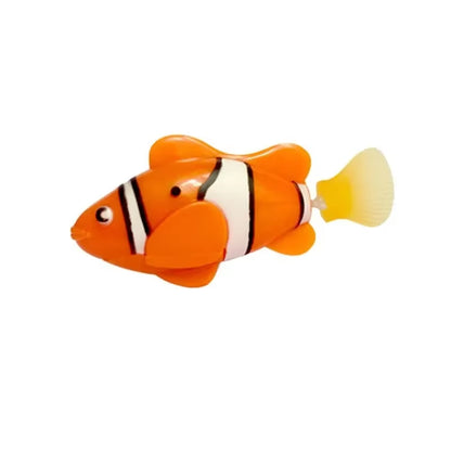 Smart-Swim Robotic Fish – Interactive LED Hunting Toy for Cats & Kittens