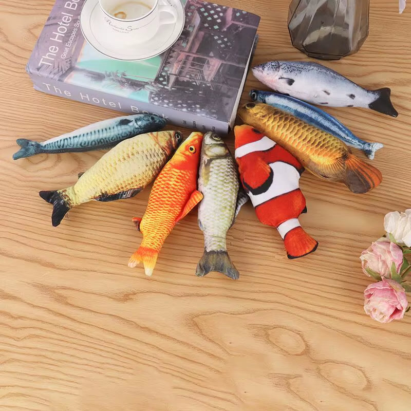 Interactive "Real-Life" Fish Toy – The Ultimate Catnip Gift for Bored Pets