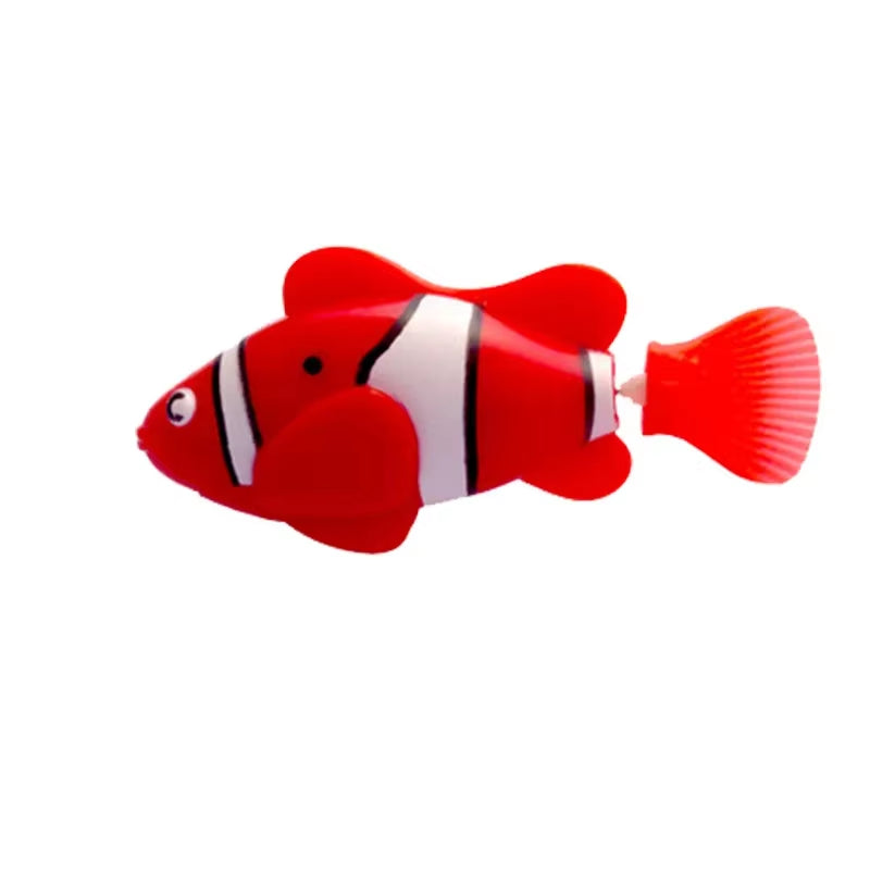 Smart-Swim Robotic Fish – Interactive LED Hunting Toy for Cats & Kittens